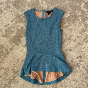 BCBG maxazria peplum top